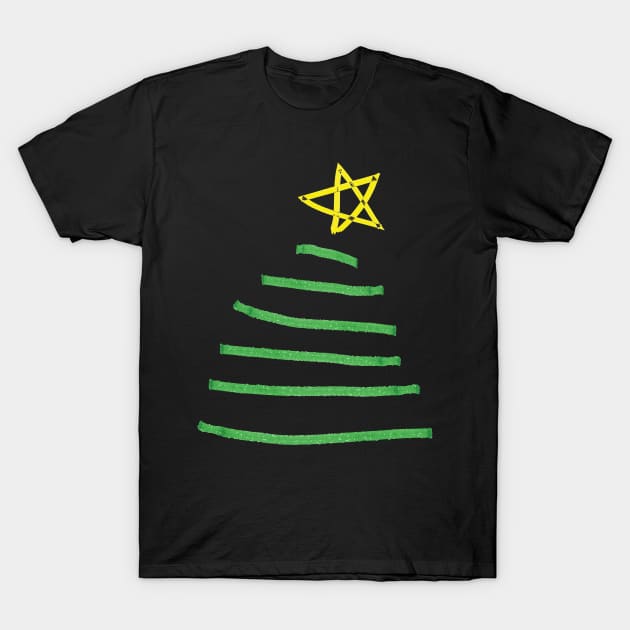 Christmas tree T-Shirt by CindyS